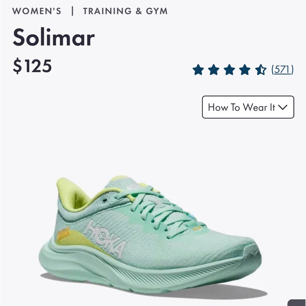 *New In Box* Hoka W Solimars (8B)